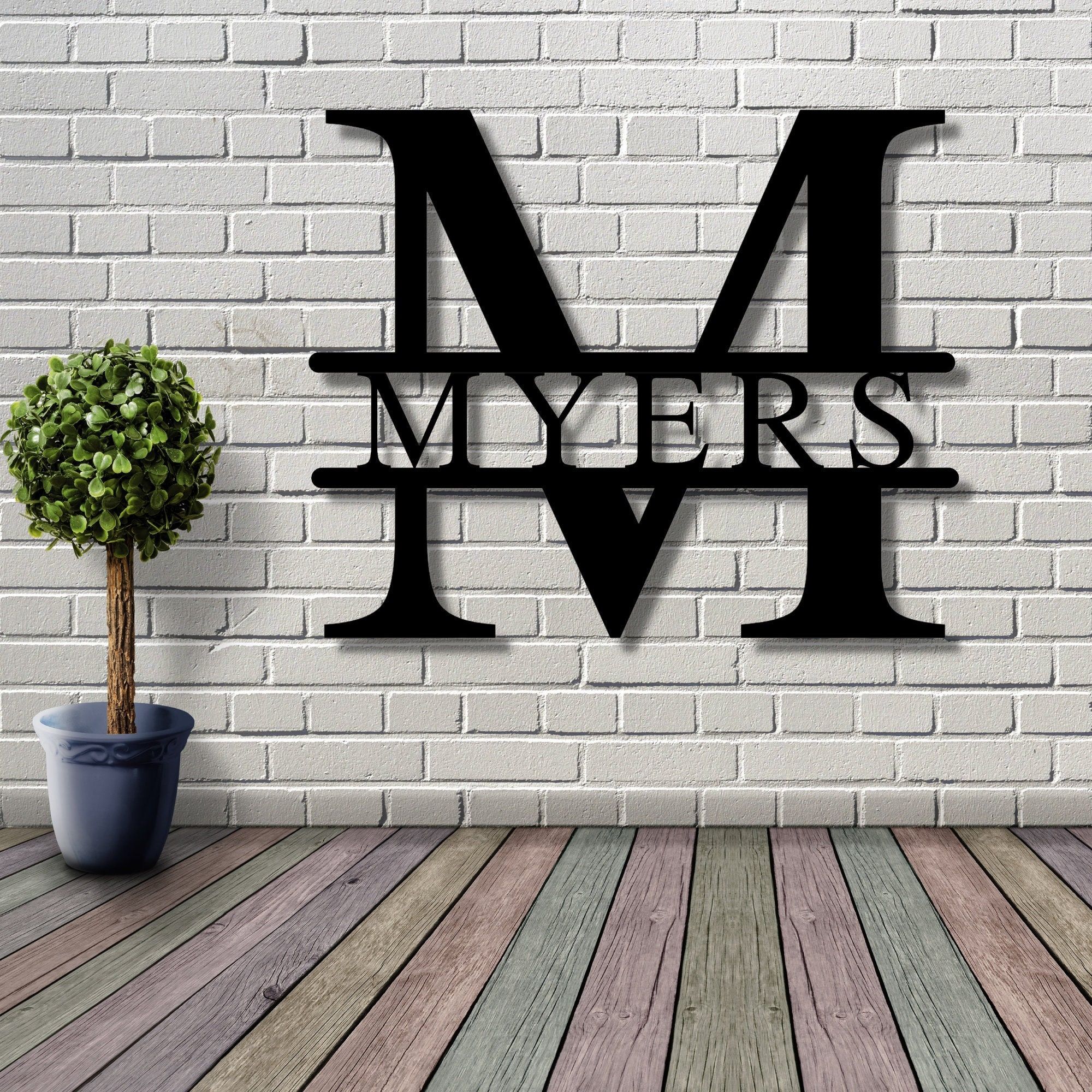 Personalized Metal Name Signs
